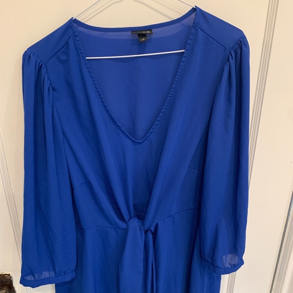 NEVER WORN! Georgette Tie-Front Blouse - Sz 2X - Picture 4 of 14